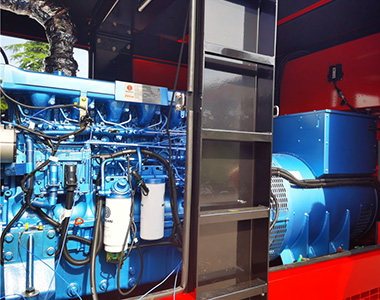 壹号娱乐官网400KW/400V发电机应用于国内某租赁项目