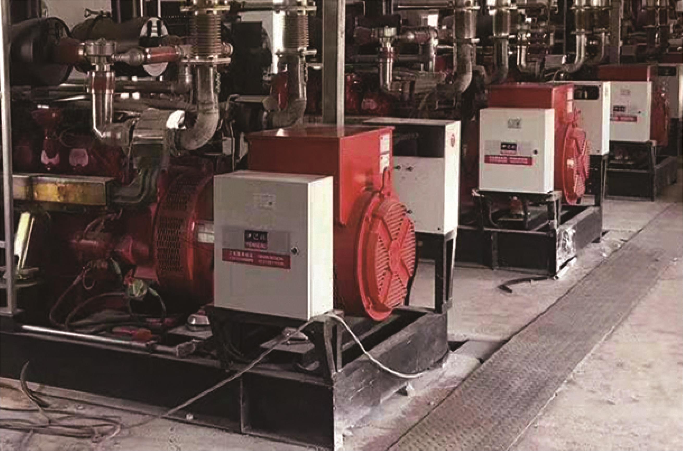 陕北中石化天然气发电站项目（斗山配壹号娱乐官网10台200KW）